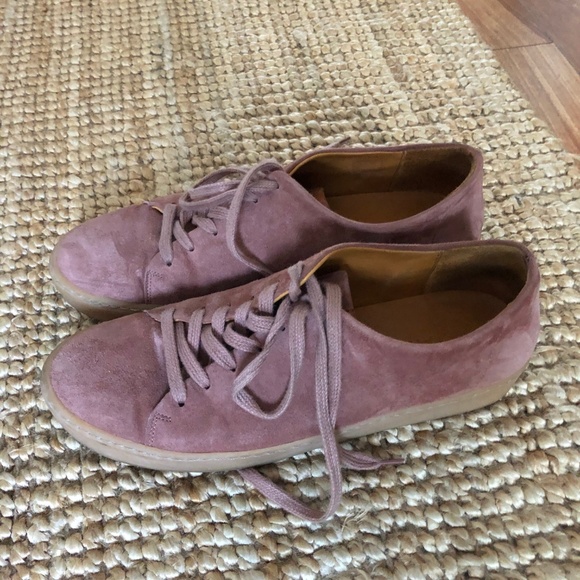 Pink Suede Sneakers - JAK - Picture 4 of 4